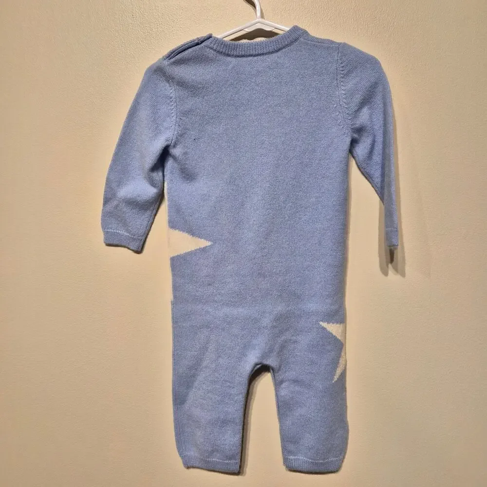Neiman Marcus The Cashmere Collection 9 Month NWT Blue and White Star One Piece